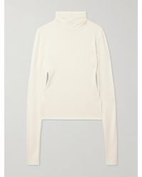 ÉTERNE - Stehkragenoberteil Aus Stretch-Modal-Jersey - Lyst