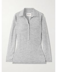 TOVE - Austine Wool And Silk-Blend Polo Shirt - Lyst