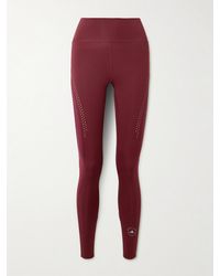 adidas By Stella McCartney - Truepurpose Perforated Printed Recycled Stretch-Jersey Leggings - Lyst