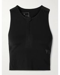 adidas Originals - Brassière De Sport En Tissu Recyclé Stretch Imprimé À Découpe X Y-3 - Lyst