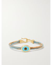 Ole Lynggaard Copenhagen - Life 18-Karat, Rope, And Enamel Bracelet - Lyst