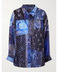 R13 - Bandana-Print Silk Shirt - Lyst