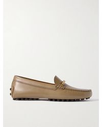 Tod's - Gommino Embellished Leather Loafers - Lyst