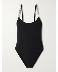 SARA CRISTINA - Ocean Embellished Stretch-Econyl Swimsuit - Lyst