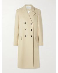 Peter Do - Doppelreihiger Mantel Aus Einer Wollmischung Mit Cut-Out - Lyst