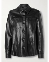 Nanushka - Rocio Leather And Faux Leather Jacket - Lyst