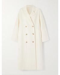 Loulou de Saison - Manteau À Double Boutonnage En Laine Et Cachemire Mélangés Borneo - Lyst