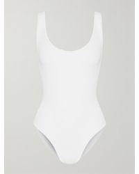 Hunza G - Badeanzug Aus Seersucker - Lyst