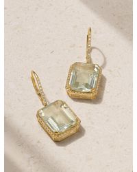 SHAY - Portrait 18-Karat, Amethyst And Diamond Earrings - Lyst