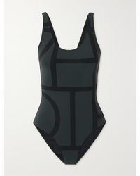 TOTEME - Monogram Printed Recycled Swimsuit - Lyst