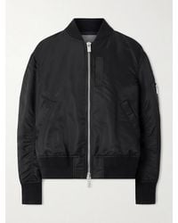 Sacai - Pleated Padded Shell Bomber Jacket - Lyst