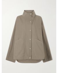 TOTEME - Cotton-Blend Shell Jacket - Lyst