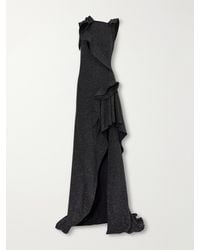 Maticevski - Flashpoint Asymmetric Ruffled Lurex Gown - Lyst