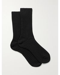 The Row - Ribbed Cashmere Socks - Lyst