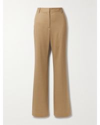 Nili Lotan - Corette Wool-Blend Twill Straight-Leg Pants - Lyst