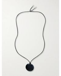Sophie Buhai - Small Full Moon, Cord And Onyx Necklace - Lyst