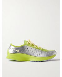 Nike - Air Superfly Suede And Perforated Metallic Leather Sneakers - Lyst