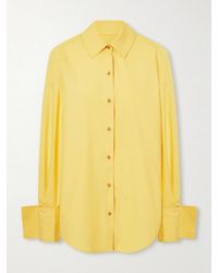 OSSOU - Wren Cotton-Poplin Shirt - Lyst