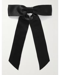 Jennifer Behr - Virginia Silk-Satin Bow Hair Clip - Lyst