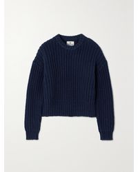 Denimist - Pullover Aus Gerippter Baumwolle - Lyst