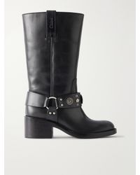 Chloé - Dakota Stud-Embellished Leather Knee Boots - Lyst