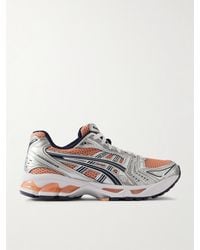 Asics - Gel-Kayano 14 Sneakers Aus Mesh Mit Gummi- Und Metallic-Besätzen - Lyst