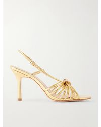 Loeffler Randall - Mareka Metallic Leather Sandals - Lyst
