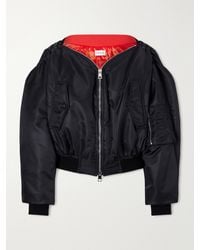 Givenchy - Padded Off-The-Shoulder Bomber Jacket - Lyst