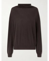 KHAITE - Annette Merino Wool Turtleneck Sweater - Lyst