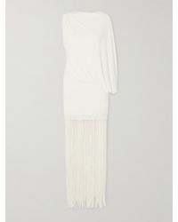 Faithfull the Brand - Colmar Asymmetrisches Kleid Aus Stretch-Jersey Mit Raffungen Und Fransen - Lyst