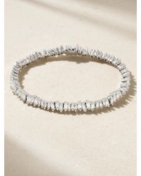 Suzanne Kalan - 18-Karat Diamond Tennis Bracelet - Lyst