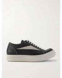 Rick Owens - Baskets En Cuir À Finitions En Daim Vintage - Lyst