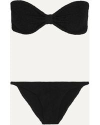 Hunza G - Jean Bandeau-Bikini Aus Seersucker - Lyst