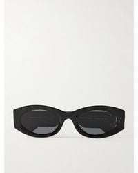 Miu Miu - Glimpse Sonnenbrille Mit Ovalem Rahmen Aus Azetat - Lyst