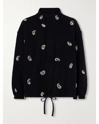 Kartik Research - Paisley Kaza Bead-Embellished Brushed-Wool Jacket - Lyst