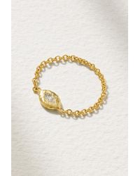 Octavia Elizabeth + Net Sustain Nesting Gem Ring Aus 18 Karat Gold Mit Diamant - Mettallic
