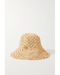 Ruslan Baginskiy - Fischerhut Aus Geflochtenem Stroh Mit Verzierung - Lyst