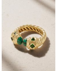 David Yurman - Renaissance 18-Karat, Malachite And Diopside Ring - Lyst