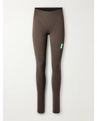 District Vision - Logo-Appliquéd Stretch-Jersey Leggings - Lyst