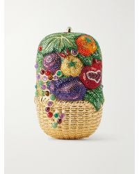 Judith Leiber - Farm Fresh Crystal-Embellished Clutch - Lyst