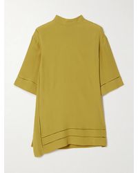 Dries Van Noten - Crepe De Chine T-Shirt - Lyst