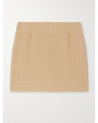 Blazé Milano - Rush Coci Wool-Blend Bouclé-Tweed Mini Skirt - Lyst
