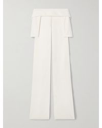 Safiyaa - Bellara Off-The-Shoulder Crepe Cape - Lyst