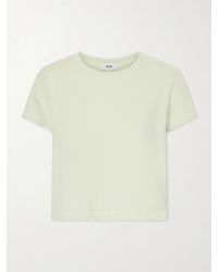 Agolde - Adine Cotton-Jersey T-Shirt - Lyst