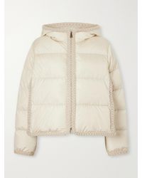 Moncler - Evocateur Knit-Trimmed Shell Down Jacket - Lyst