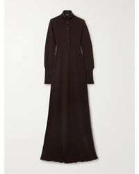 Tom Ford - Turtleneck Cashmere Maxi Dress - Lyst