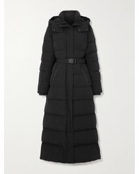 Mackage - Net Sustain Calina-City Belted Hooded Quilted Recycled-Shell Down Coat - Lyst