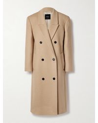 Theory - Double-Breasted Recycled Wool-Blend Coat - Lyst