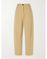 Blazé Milano - Embellished Paneled Twill Tapered Pants - Lyst