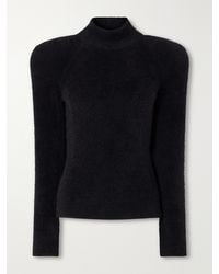 Balmain - Ribbed-Knit Turtleneck Sweater - Lyst